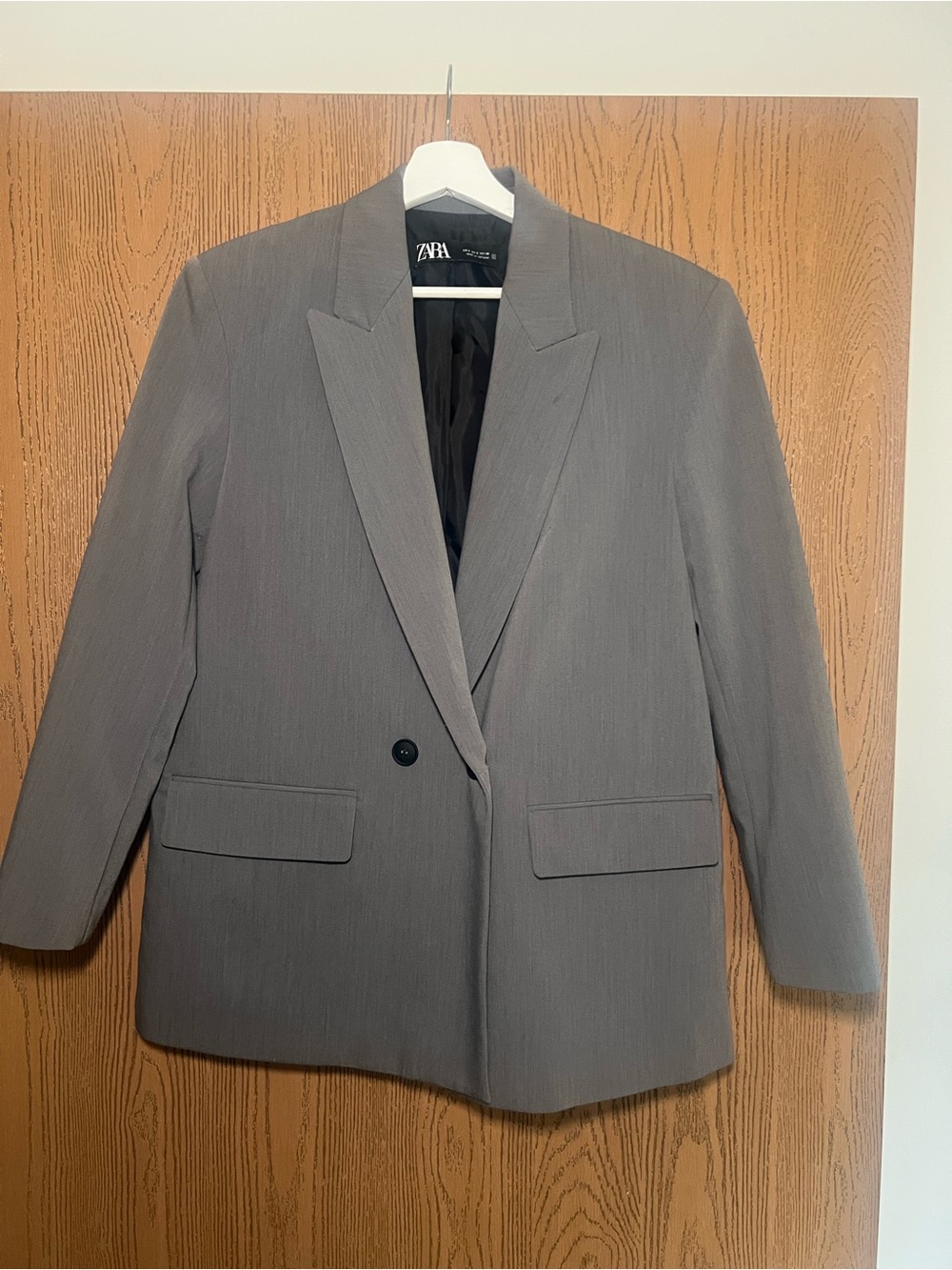Zara Gray oversized blazer